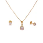 Zircon set - white background
