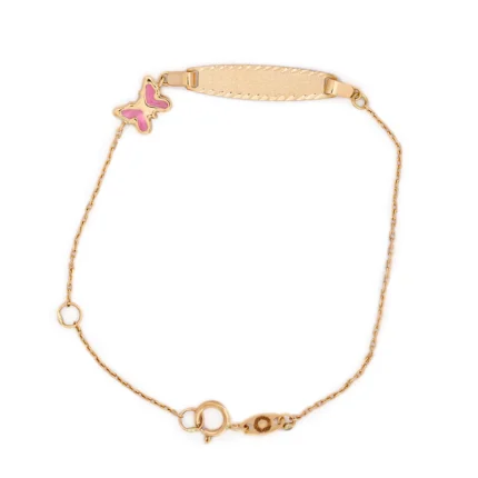 butterfly bracelet 18k gold