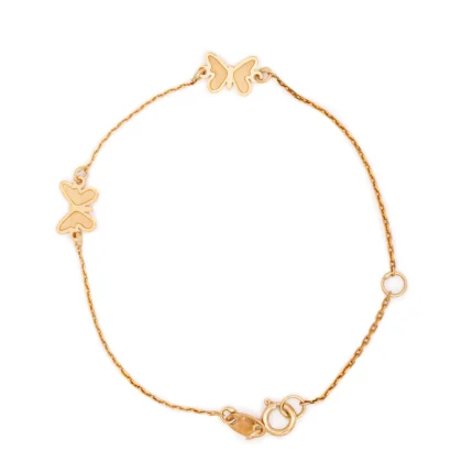 two butterflies bracelet