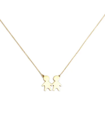 Sons & mother 18k Gold necklace