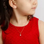 Zircon earring