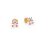 Teddy bear earrings